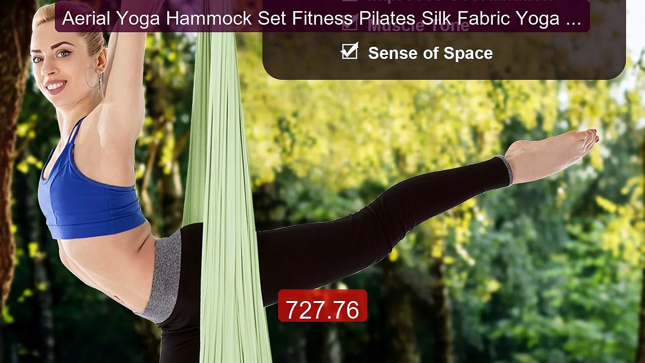 Aerial Yoga Hammock Set Fitness Pilates Silk Fabric Yoga Swing... -- Best Buy 2026 | Great Quality!