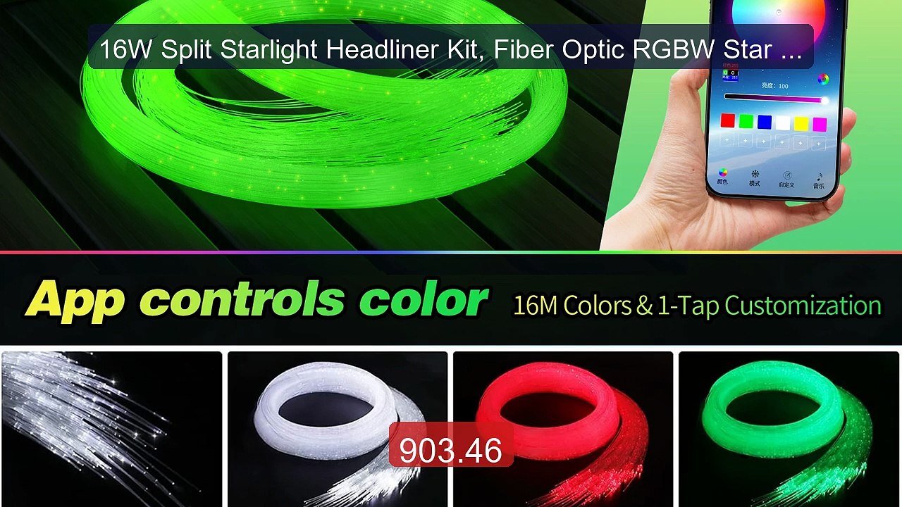 16W Split Starlight Headliner Kit, Fiber Optic RGBW Star Lights fo... -- Best Deal 2026 | Shop Now!