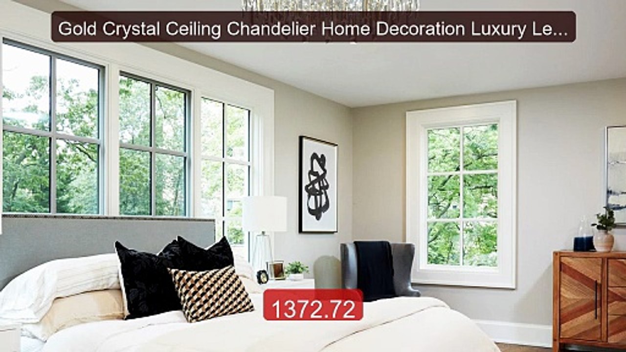 Gold Crystal Ceiling Chandelier Home Decoration Luxury Led Ce... -- Amazing Value 2026 | Must Have!