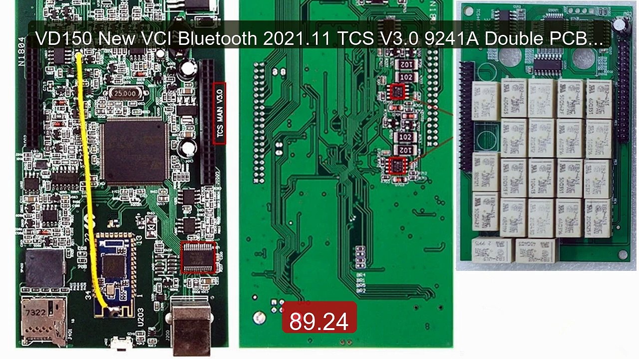 VD150 New VCI Bluetooth 2021.11 TCS V3.0 9241A Double PCB Blue NAI... -- Best Deal 2026 | Shop Now!