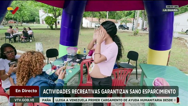 Campamento Transitorio Los Caracas garantiza asistencia médica y recreativa a las familias