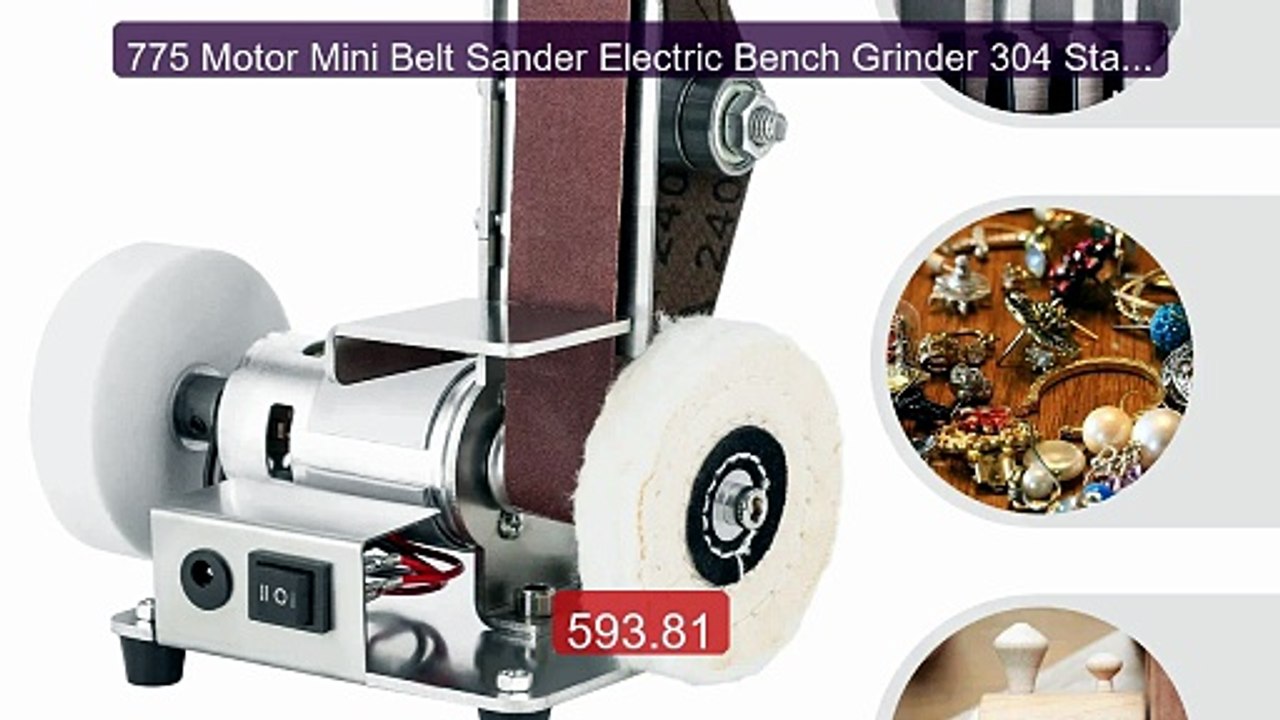 775 Motor Mini Belt Sander Electric Bench Grinder 304 Stainless St... -- Best Deal 2026 | Shop Now!