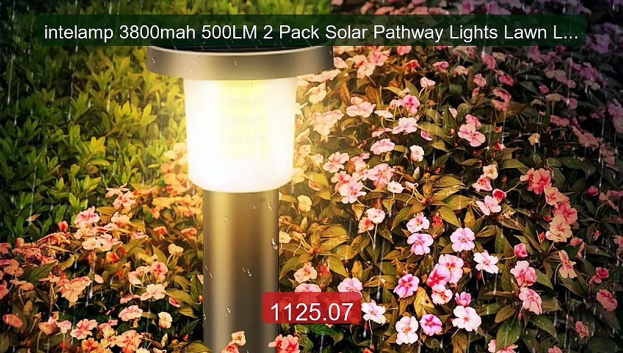 intelamp 3800mah 500LM 2 Pack Solar Pathway Lights Lawn Lights... -- Hot Deal 2026 | Limited Offer!