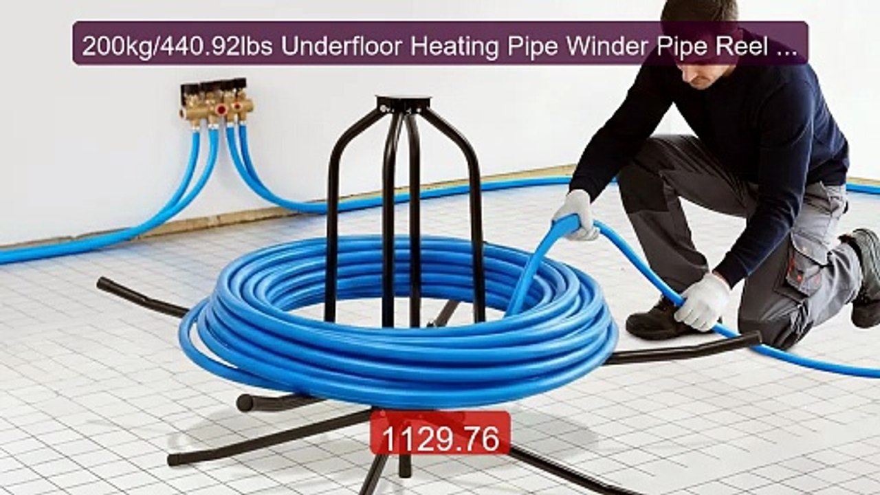 200kg/440.92lbs Underfloor Heating Pipe Winder Pipe Reel Decoi... -- Best Buy 2026 | Great Quality!