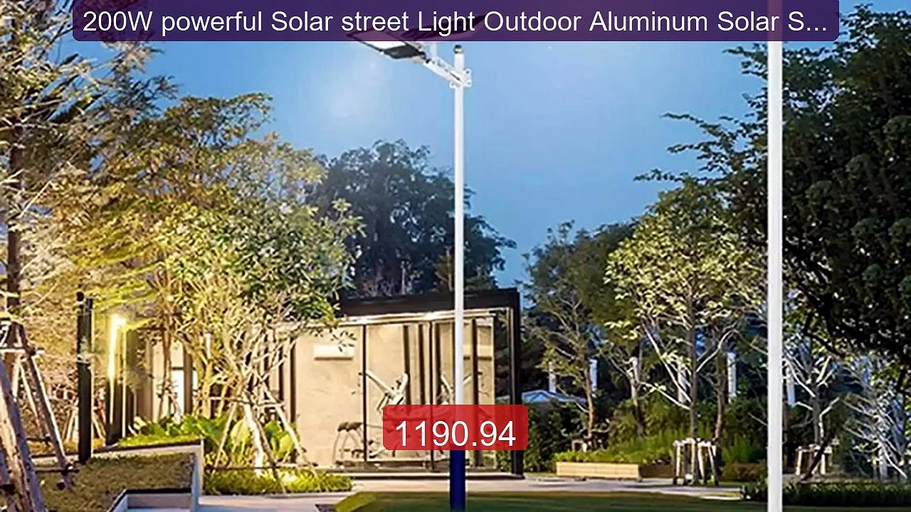 200W powerful Solar street Light Outdoor Aluminum Solar Street ligh... -- Top Rated 2026 | Buy Now!