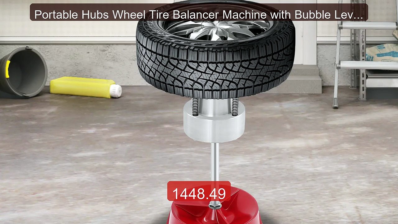 Portable Hubs Wheel Tire Balancer Machine with Bubble Level C... -- Amazing Value 2026 | Must Have!