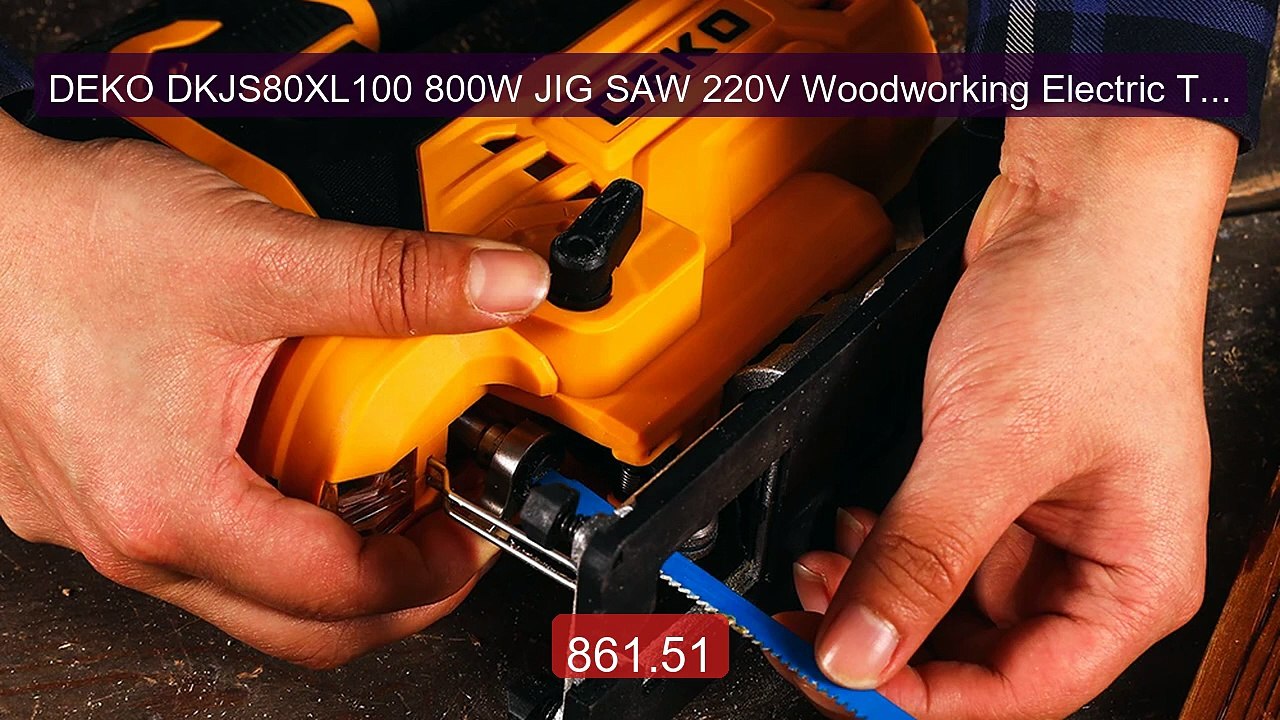DEKO DKJS80XL100 800W JIG SAW 220V Woodworking Electric Tools Elect... -- Top Rated 2026 | Buy Now!