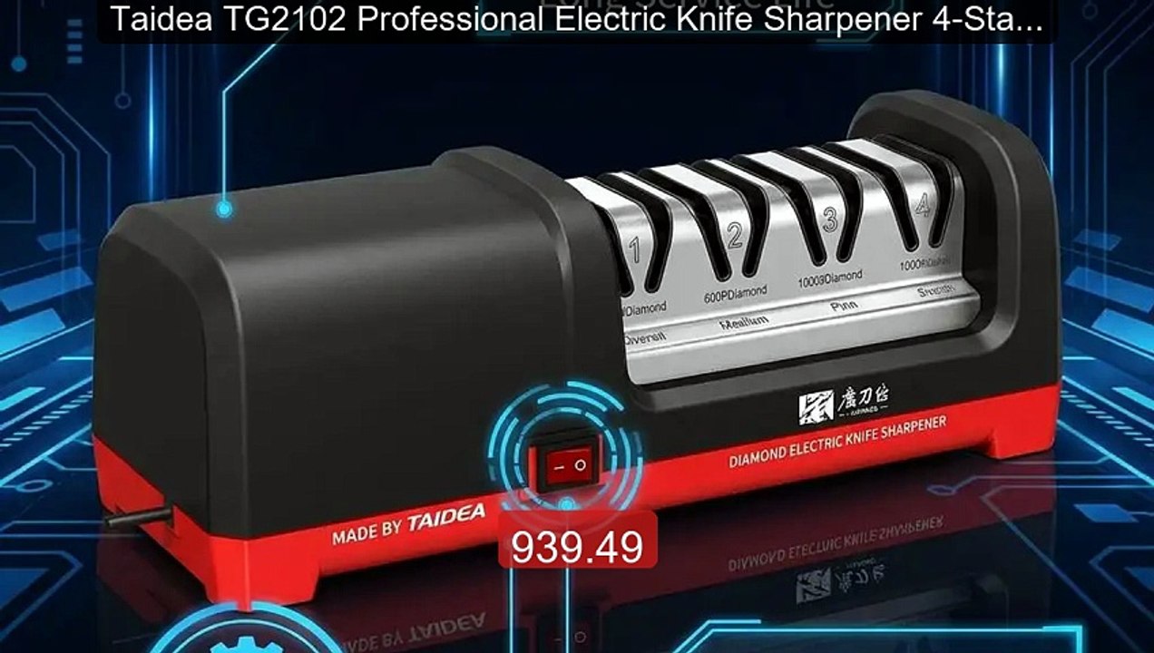 Taidea TG2102 Professional Electric Knife Sharpener 4-Stage Di... -- Hot Deal 2026 | Limited Offer!