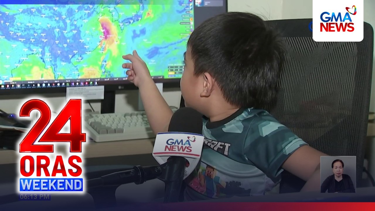 Boy, 6, shows passion for weather monitoring | 24 Oras Weekend