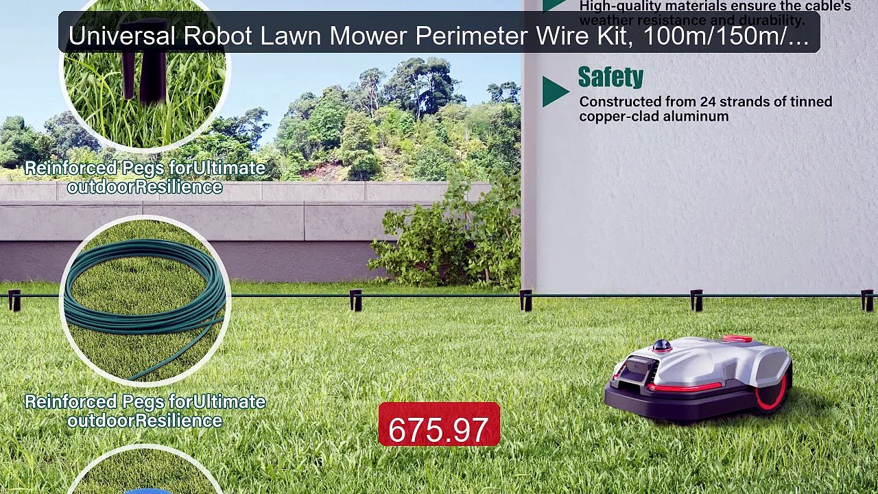 Universal Robot Lawn Mower Perimeter Wire Kit, 100m/150m/200m/250m ... -- Top Rated 2026 | Buy Now!