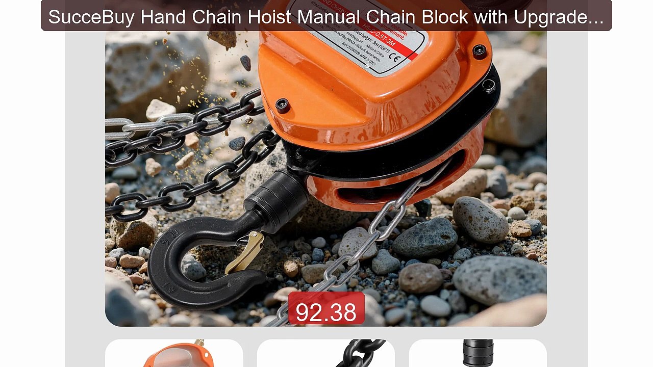 SucceBuy Hand Chain Hoist Manual Chain Block with Upgrade G80 Galv... -- Best Deal 2026 | Shop Now!