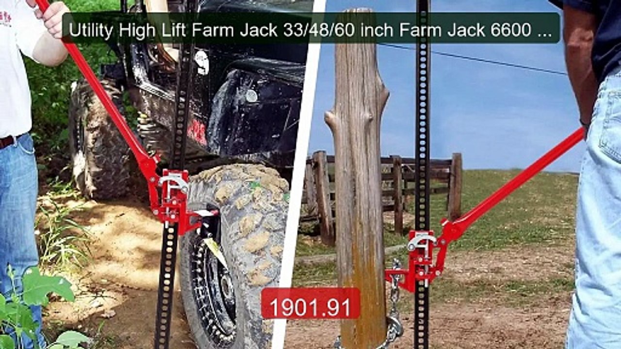 Utility High Lift Farm Jack 33/48/60 inch Farm Jack 6600 Lb... -- Top Pick 2026 | Unbeatable Price!