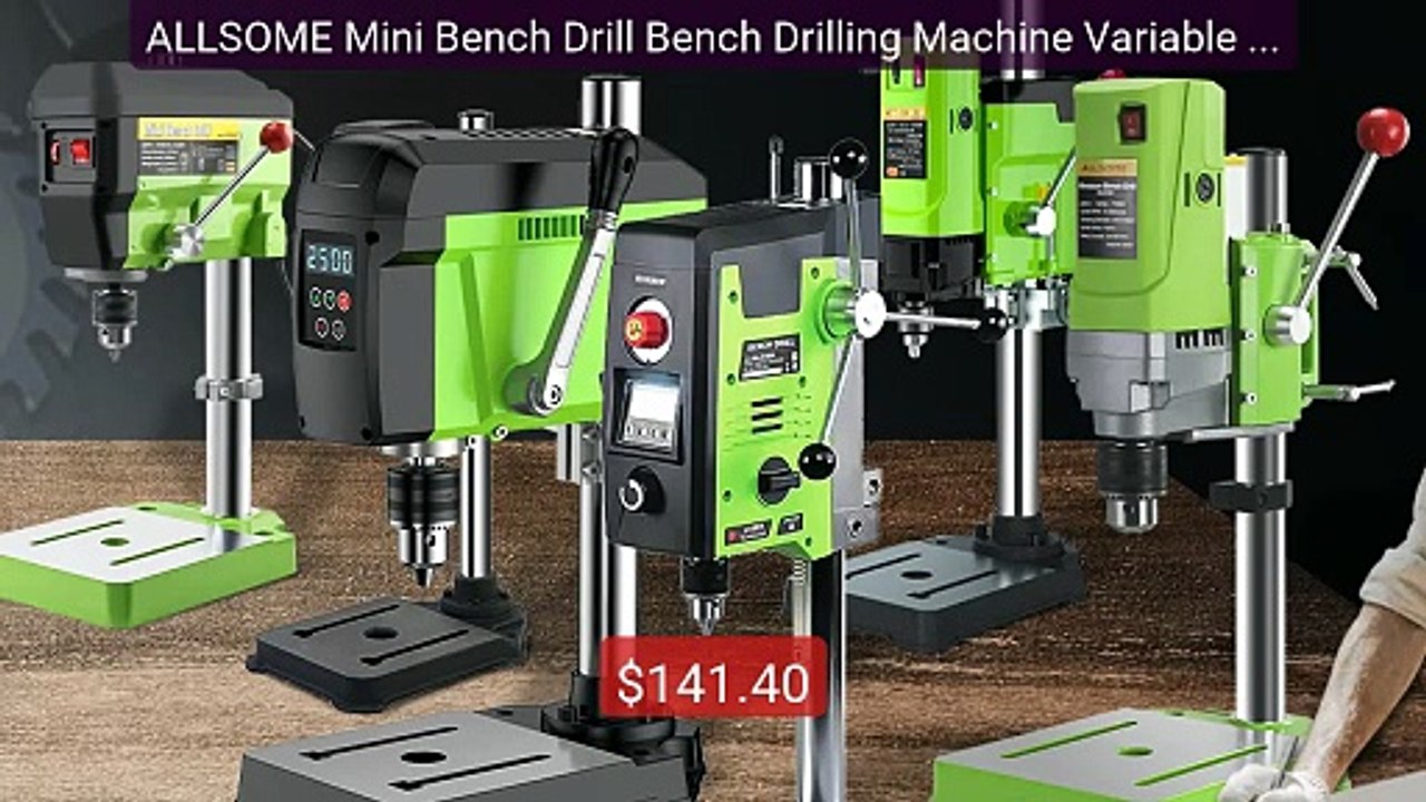 ALLSOME Mini Bench Drill Bench Drilling Machine Variable Speed... -- Hot Deal 2026 | Limited Offer!