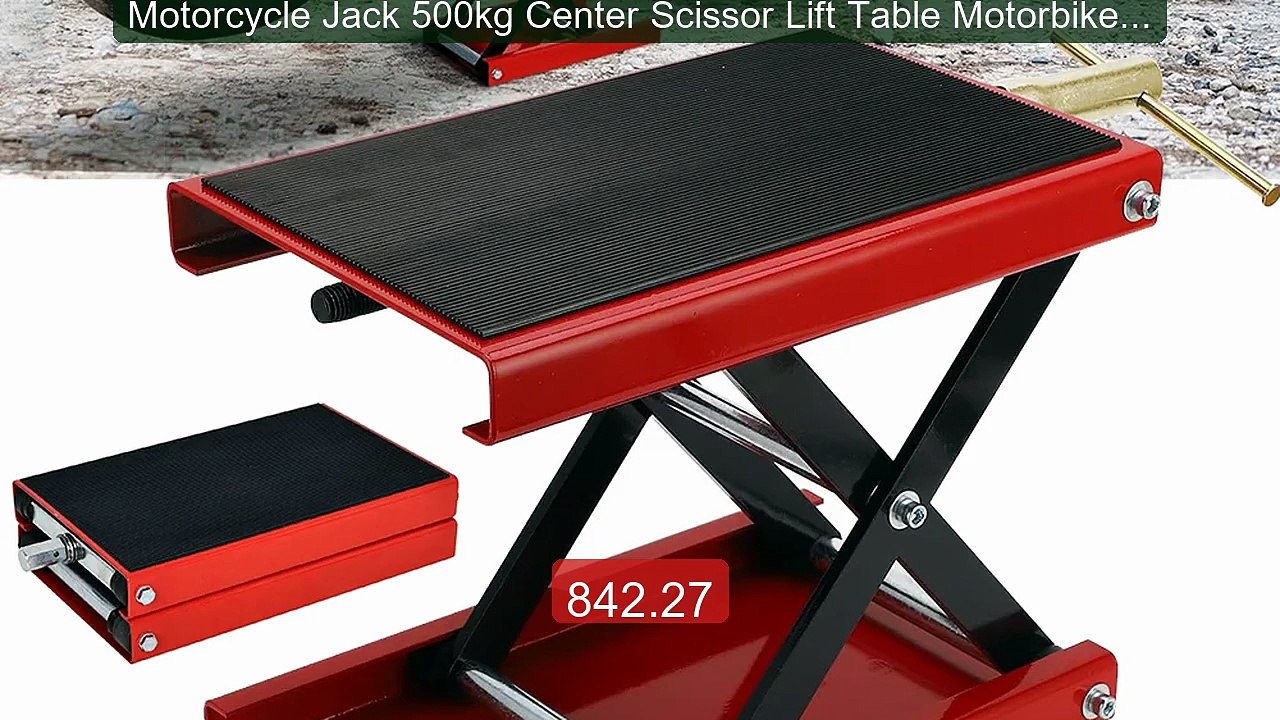 Motorcycle Jack 500kg Center Scissor Lift Table Motorbike Jack Stan... -- Top Rated 2026 | Buy Now!