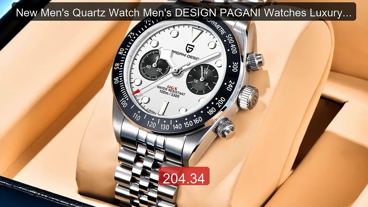 New Men's Quartz Watch Men's DESIGN PAGANI Watches Luxury Speed mi... -- Best Deal 2026 | Shop Now!