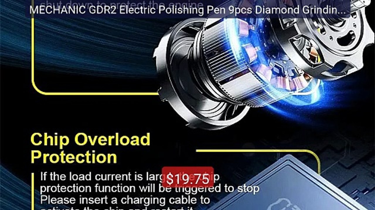 MECHANIC GDR2 Electric Polishing Pen 9pcs Diamond Grinding Heads fo... -- Top Rated 2026 | Buy Now!