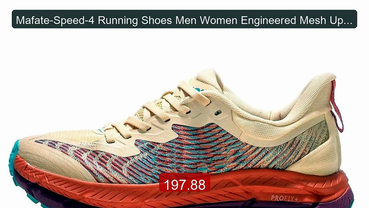 Mafate-Speed-4 Running Shoes Men Women Engineered Mesh Upper P... -- Hot Deal 2026 | Limited Offer!
