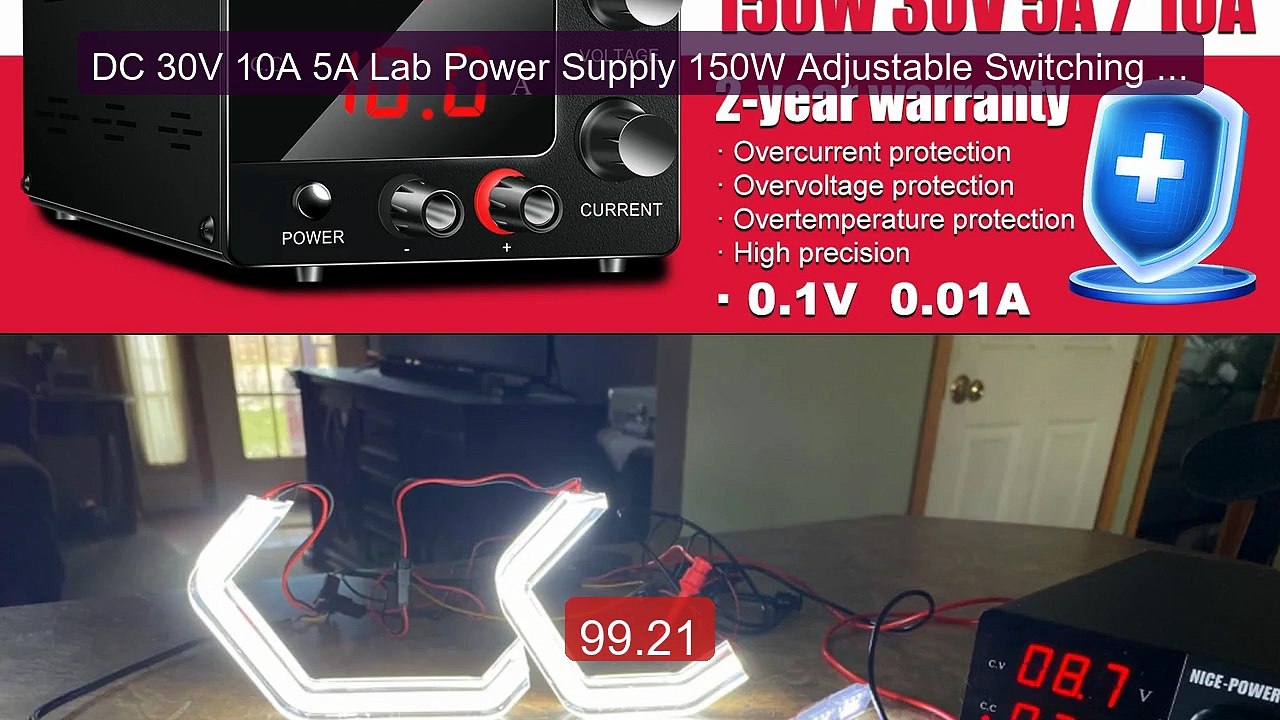 DC 30V 10A 5A Lab Power Supply 150W Adjustable Switching Benc... -- Amazing Value 2026 | Must Have!