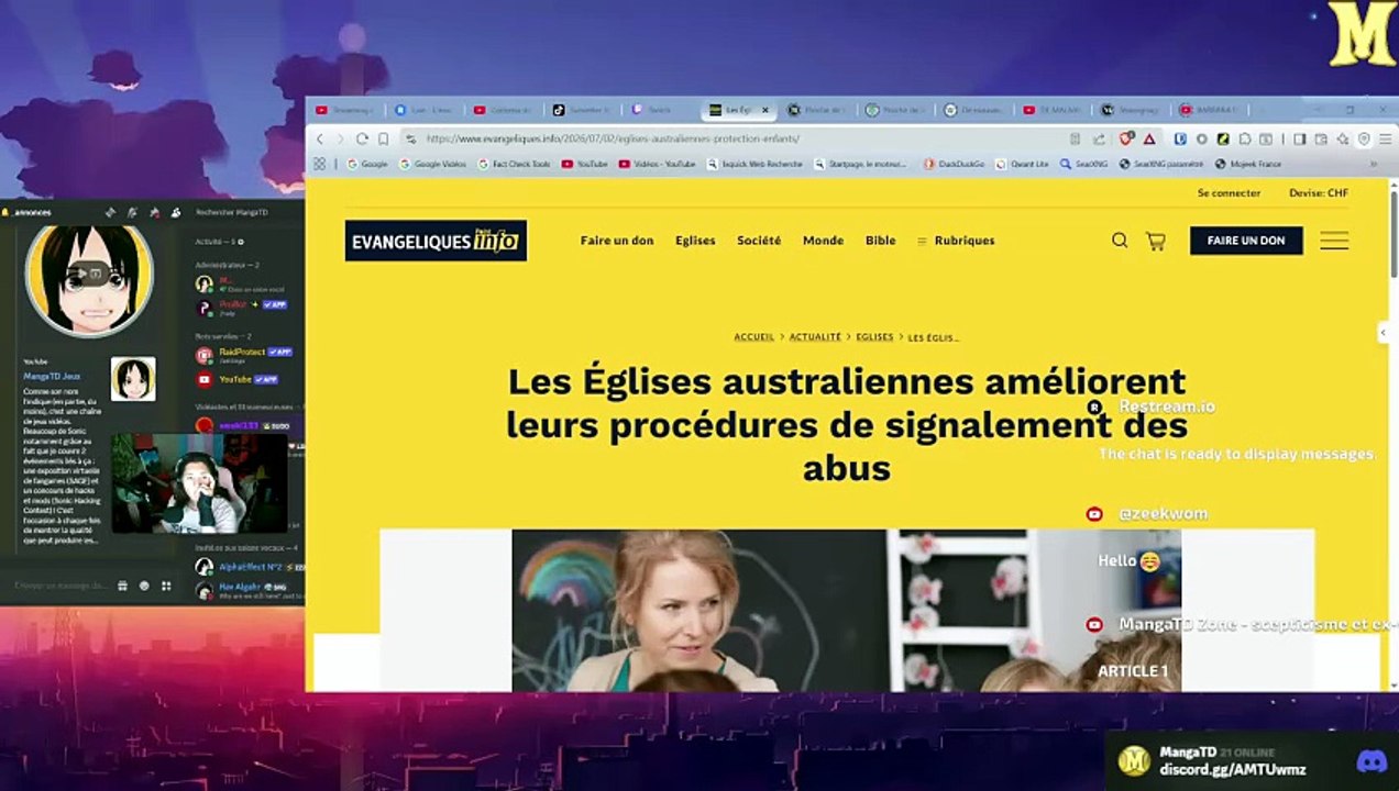 Les Églises australiennes améliorent leurs procédures de signalement des abus [Extrait de live]
