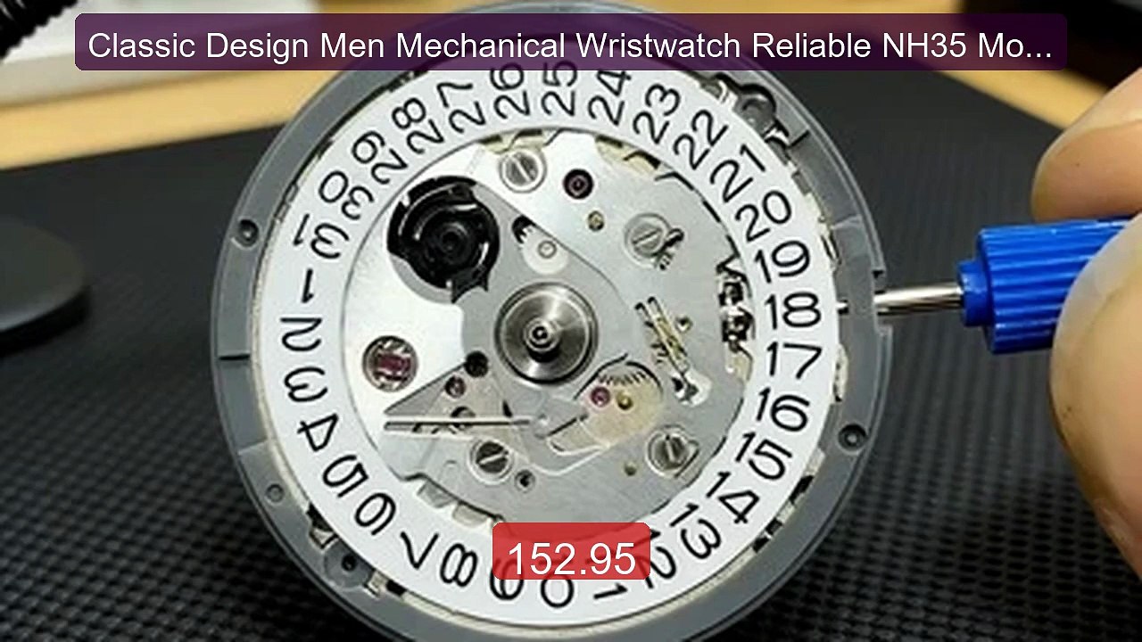 Classic Design Men Mechanical Wristwatch Reliable NH35 Moveme... -- Amazing Value 2026 | Must Have!