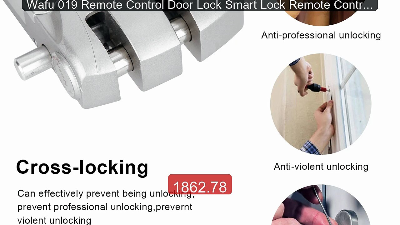 Wafu 019 Remote Control Door Lock Smart Lock Remote Control In... -- Hot Deal 2026 | Limited Offer!