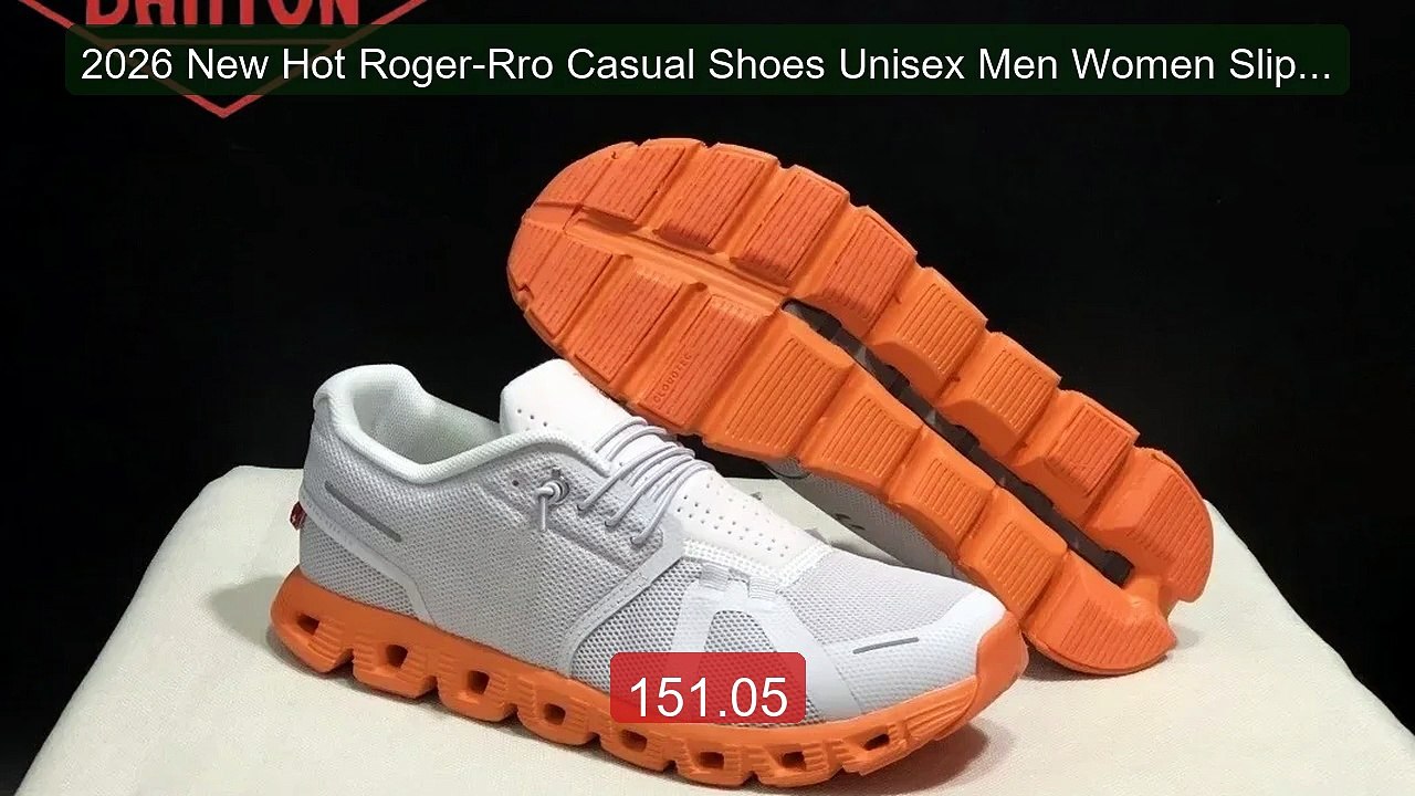 2026 New Hot Roger-Rro Casual Shoes Unisex Men Women Slip-Resi... -- Hot Deal 2026 | Limited Offer!