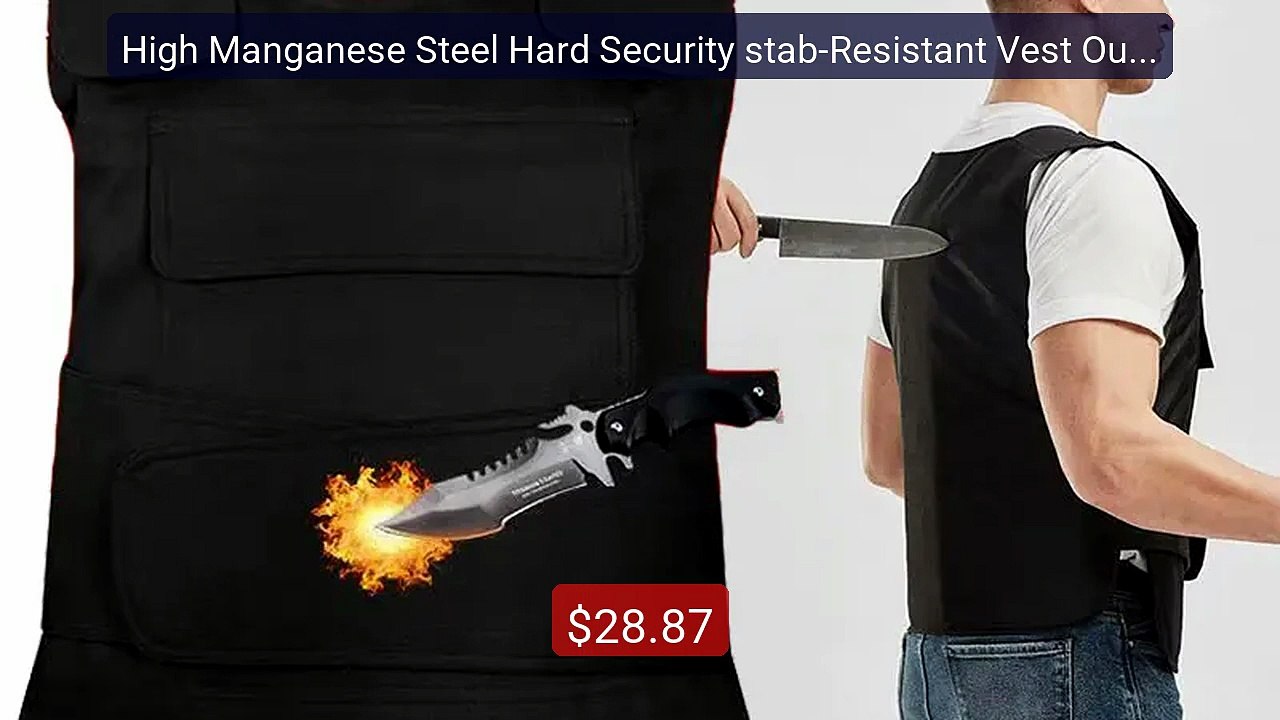 High Manganese Steel Hard Security stab-Resistant Vest Outd... -- Top Pick 2026 | Unbeatable Price!