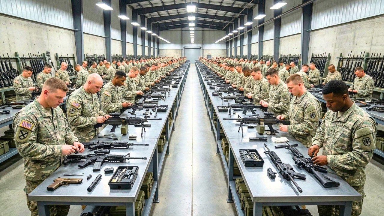 Inside Army Armory: How Billions in Weapons & Equipment Get Stored & Maintained