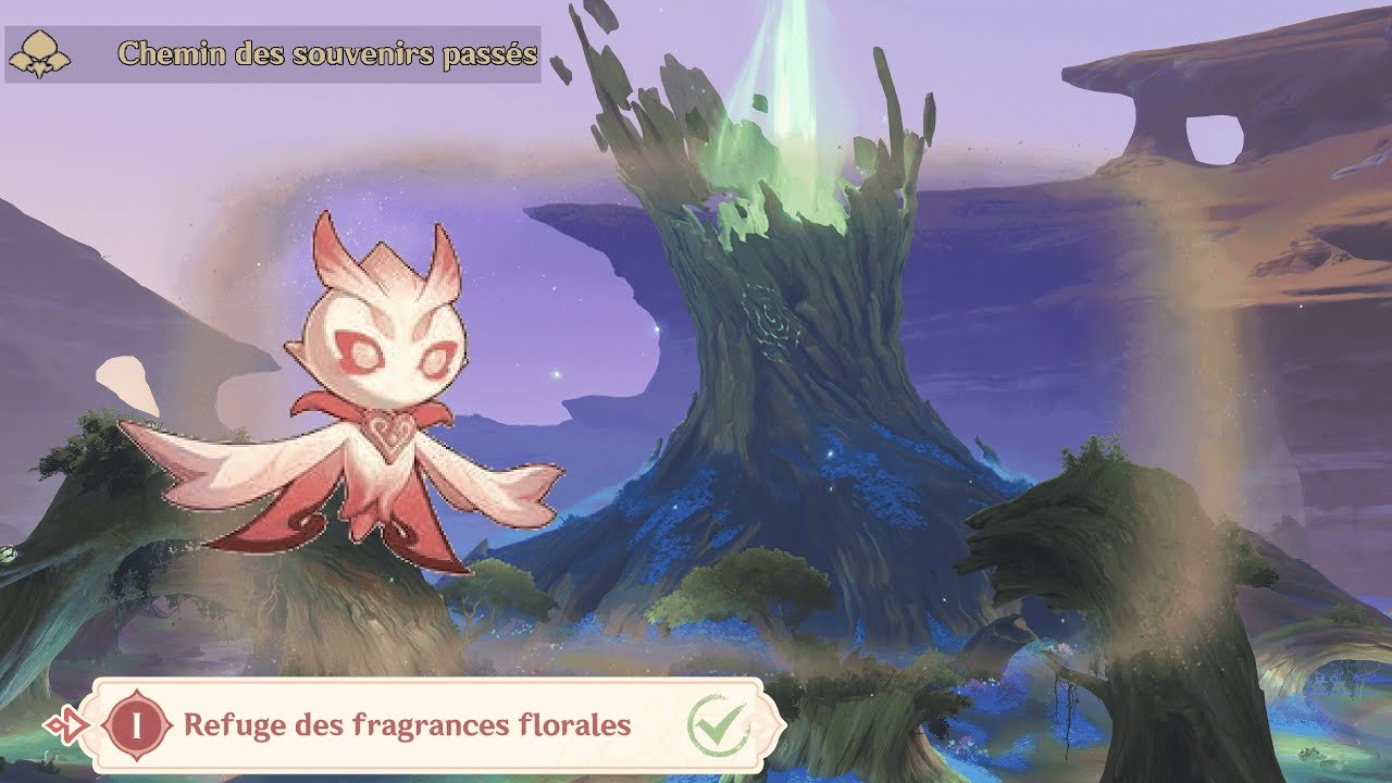 Chemin des souvenirs passées : Refuge des fragrance florales | Genshin Impact FR