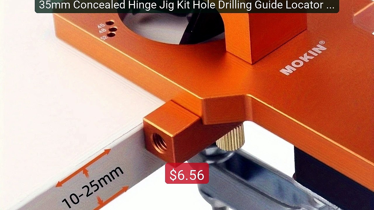 35mm Concealed Hinge Jig Kit Hole Drilling Guide Locator With Fixt... -- Best Deal 2026 | Shop Now!