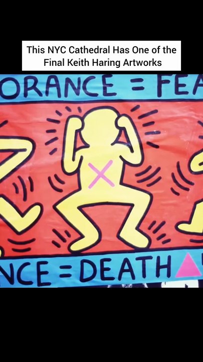 This NYC Cathedral Has One of the Final Keith Haring Artworks