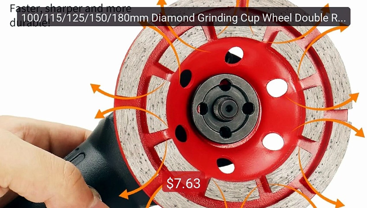 100/115/125/150/180mm Diamond Grinding Cup Wheel Double Row... -- Top Pick 2026 | Unbeatable Price!