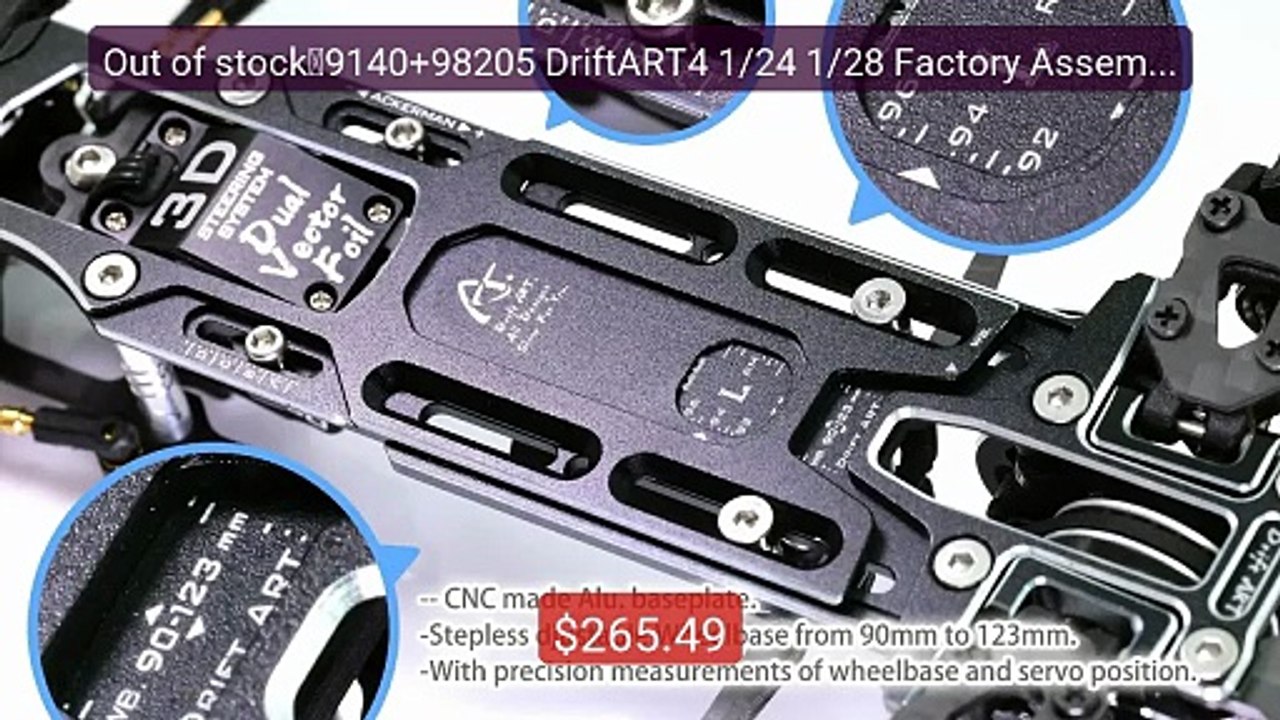 Out of stock！9140+98205 DriftART4 1/24 1/28 Factory Assembled ... -- Best Buy 2026 | Great Quality!