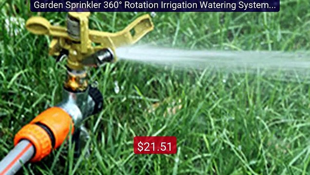 Garden Sprinkler 360° Rotation Irrigation Watering System Auto... Hot Deal 2026 | Limited Offer!