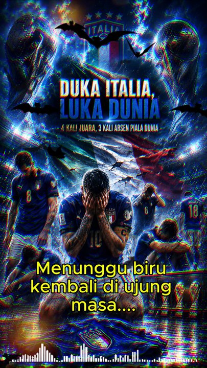 Duka Italia, Luka Dunia Absen di Piala Dunia