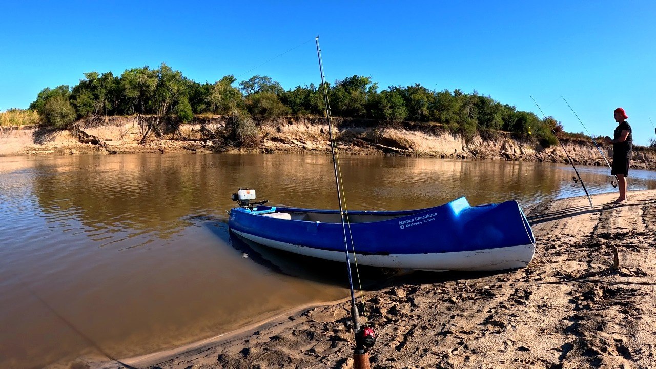 🔥🔥 CAMPAMENTO DE PESCA Y COCINA EN RIO GUALEGUAY, Carne asada y pollo al disco en la naturaleza