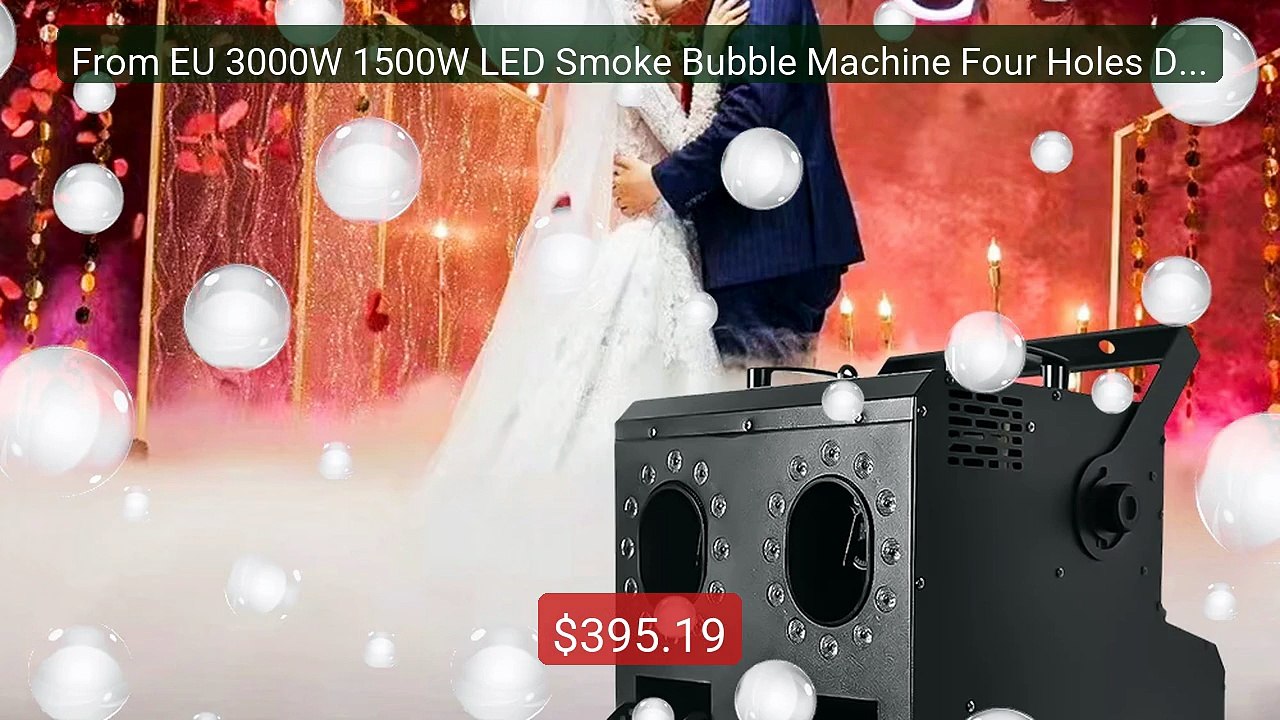 From EU 3000W 1500W LED Smoke Bubble Machine Four Holes Double Hole... -- Top Rated 2026 | Buy Now!