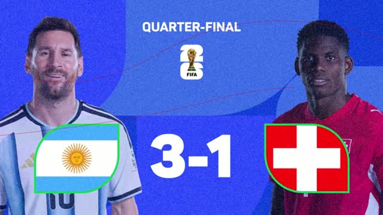 Argentina book semi-final spot with dramatic Switzerland win