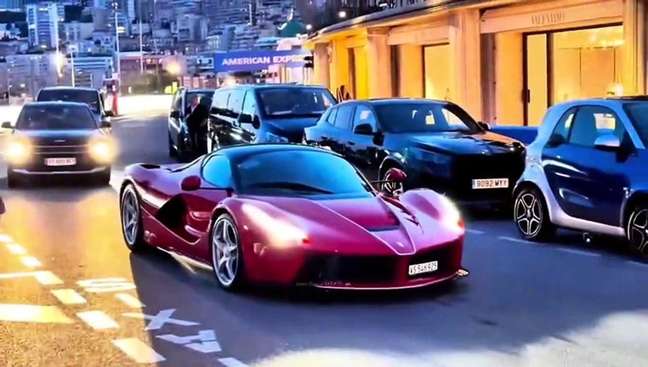 MONACO GRAND PRIX  BUGATTI FERRARI SUPERCARS TAKE OVER