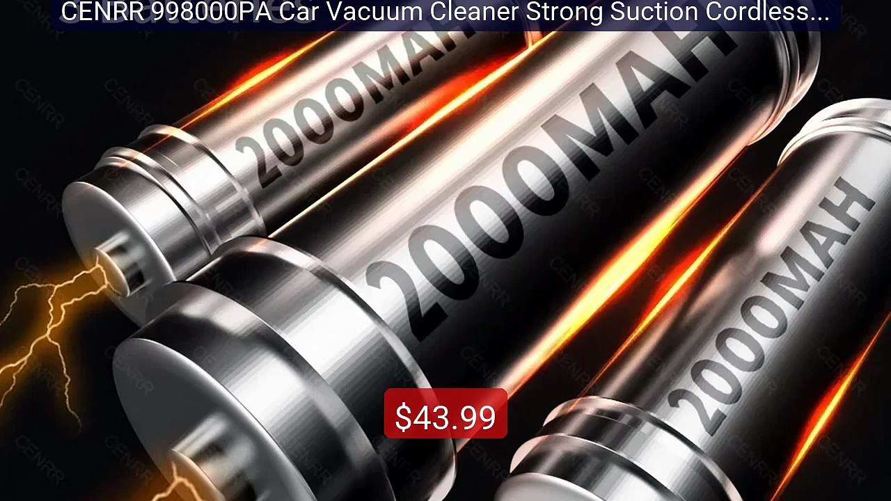 CENRR 998000PA Car Vacuum Cleaner Strong Suction Cordless W... -- Top Pick 2026 | Unbeatable Price!