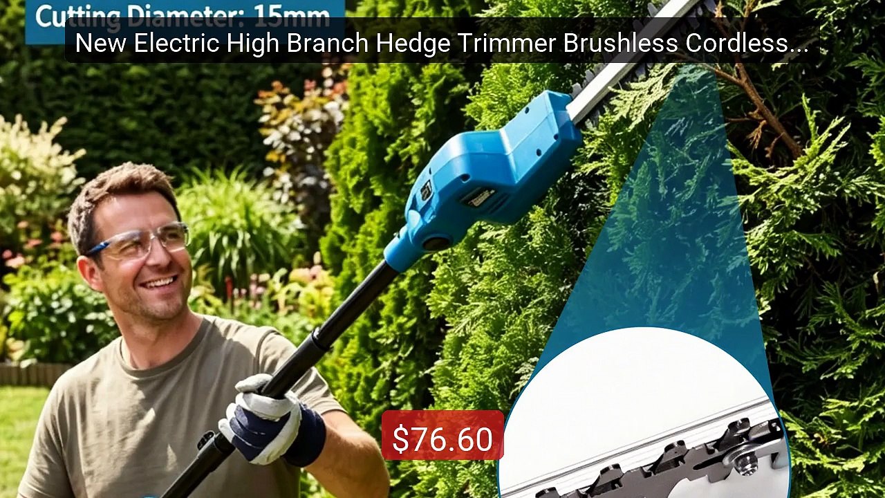 New Electric High Branch Hedge Trimmer Brushless Cordless Tele... -- Hot Deal 2026 | Limited Offer!