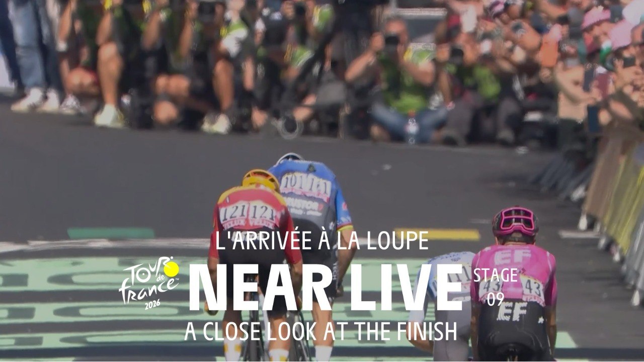 A close look at the finish - Stage 9