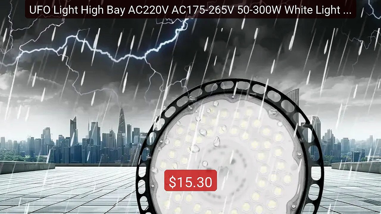 UFO Light High Bay AC220V AC175-265V 50-300W White Light High... -- Amazing Value 2026 | Must Have!