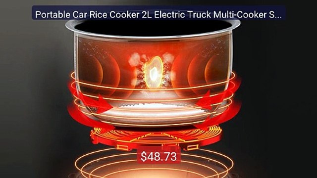 Portable Car Rice Cooker 2L Electric Truck Multi-Cooker Soup Porri... Best Deal 2026 | Shop Now!