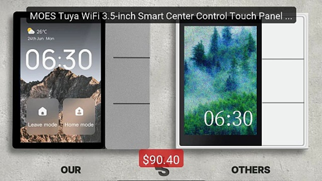MOES Tuya WiFi 3.5-inch Smart Center Control Touch Panel Cent... -- Amazing Value 2026 | Must Have!