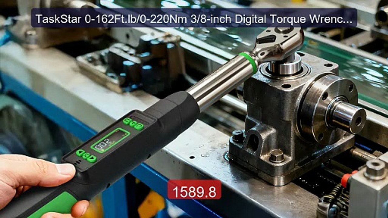 TaskStar 0-162Ft.lb/0-220Nm 3/8-inch Digital Torque Wrench ±2... -- Amazing Value 2026 | Must Have!