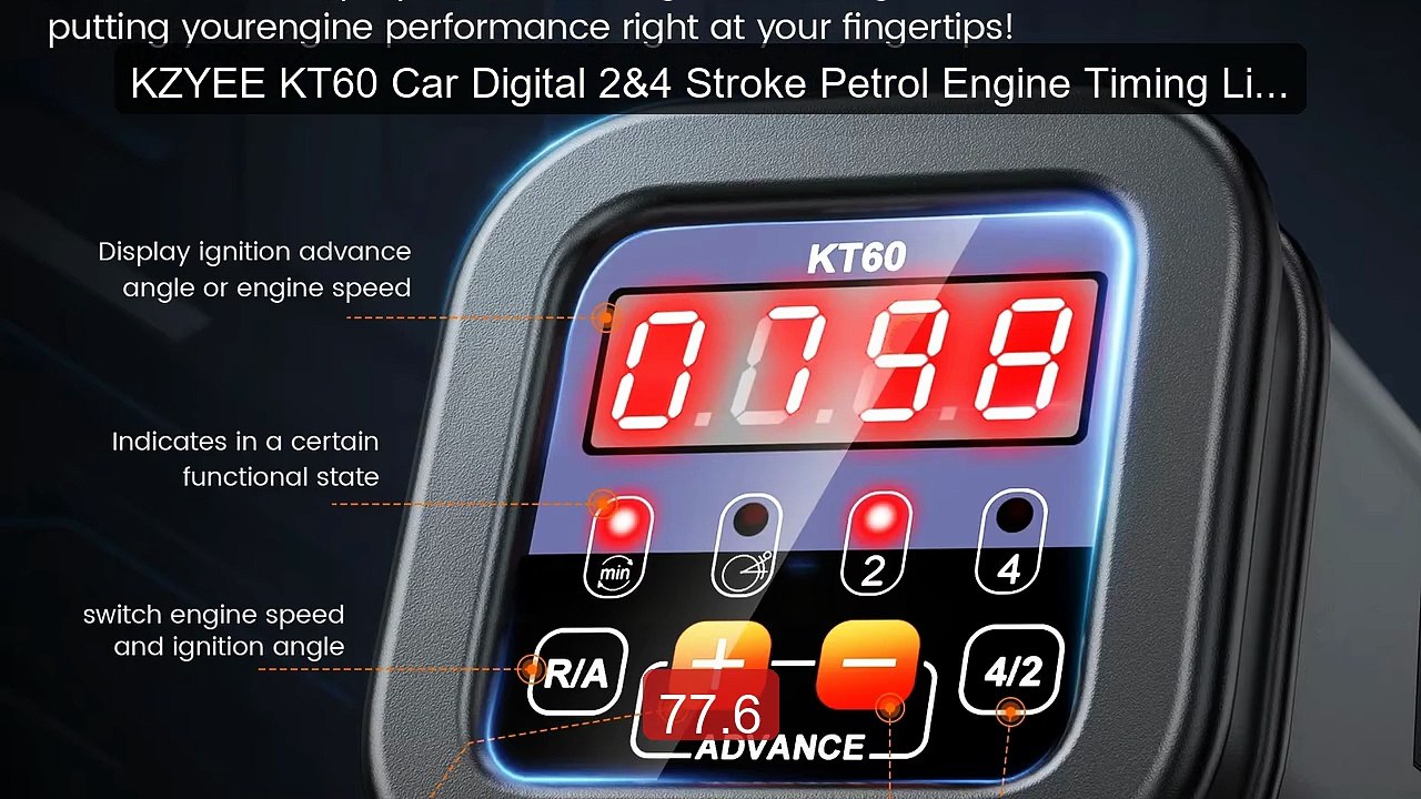 KZYEE KT60 Car Digital 2&4 Stroke Petrol Engine Timing Light 12V A... -- Best Deal 2026 | Shop Now!