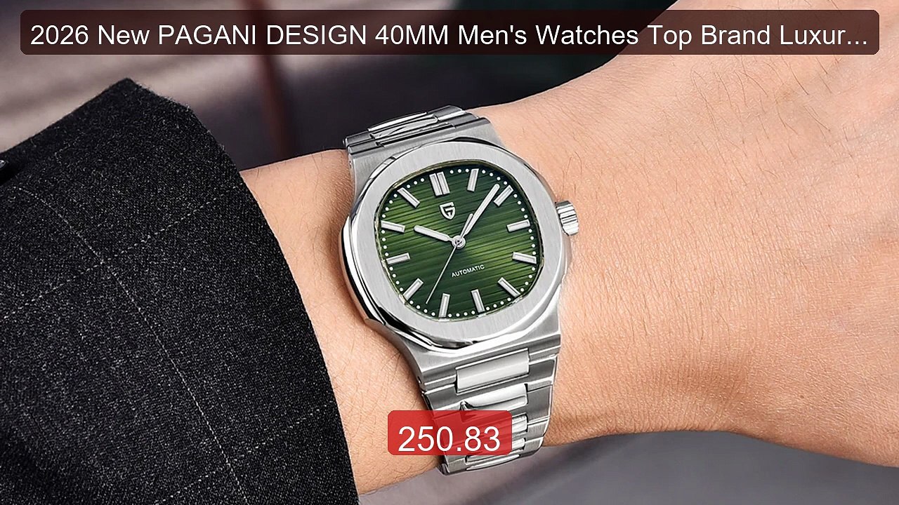 2026 New PAGANI DESIGN 40MM Men's Watches Top Brand Luxury ST6 Auto... -- Top Rated 2026 | Buy Now!