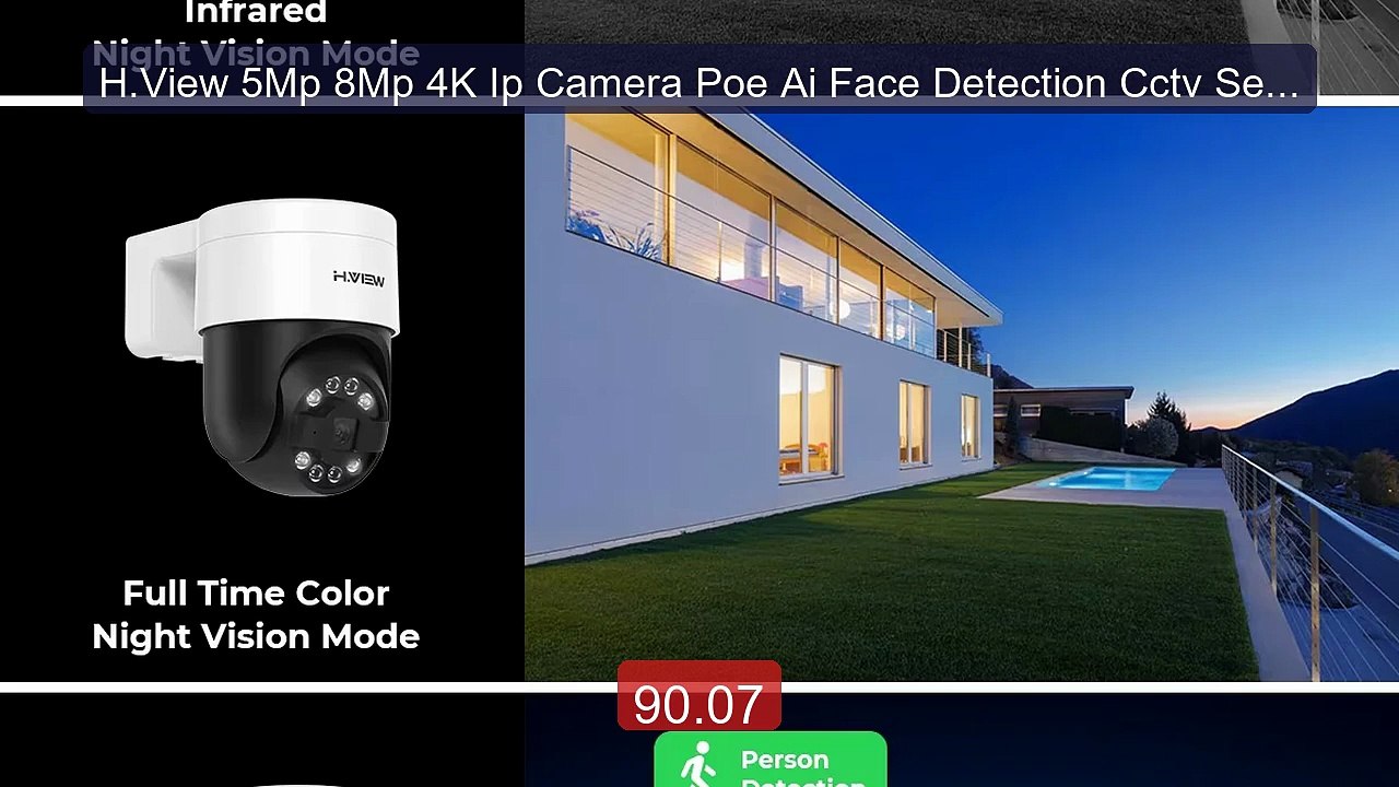 H.View 5Mp 8Mp 4K Ip Camera Poe Ai Face Detection Cctv Securit... -- Best Buy 2026 | Great Quality!