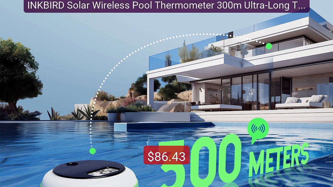 INKBIRD Solar Wireless Pool Thermometer 300m Ultra-Long Transmissi... -- Best Deal 2026 | Shop Now!